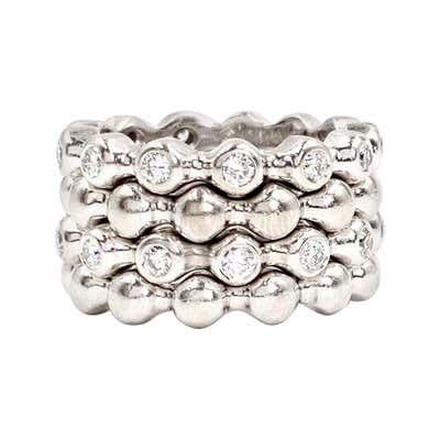 chanel star rings|Chanel stackable silver rings.